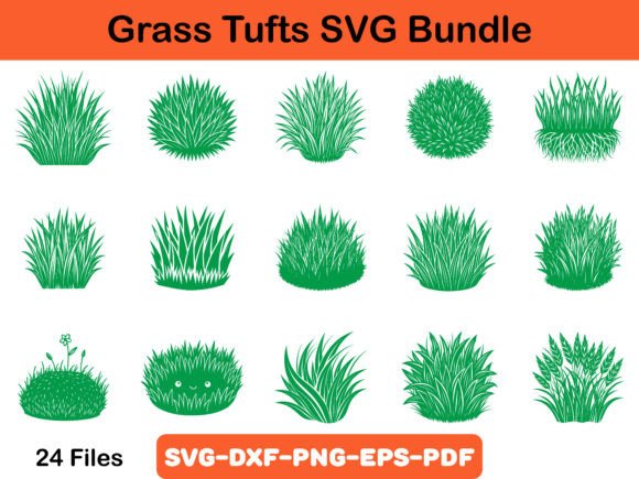 A Designer's Review of the Grass Tufts SVG Bundle for Crafts & Graphics