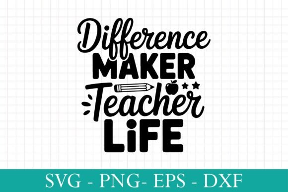 A Graphic Designer's Take on Teacher Quote Craft Assets