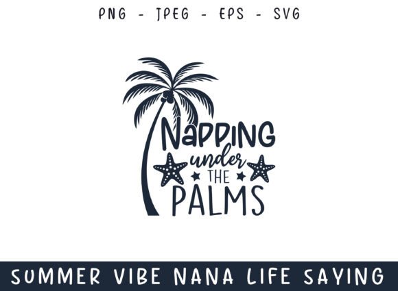 A Professional Review of the Napping Under Palm SVG Graphic