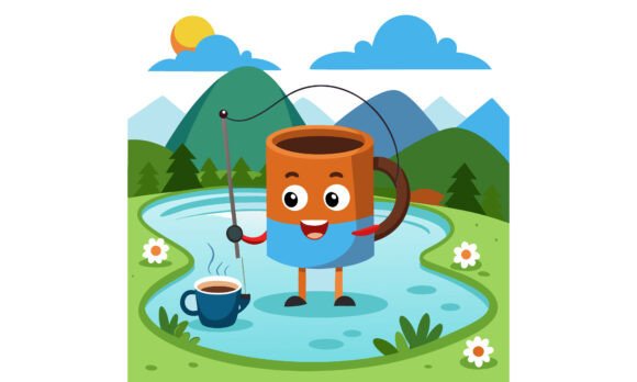 A Real Designer's Look at Coffee Mug Fishing by the Lake