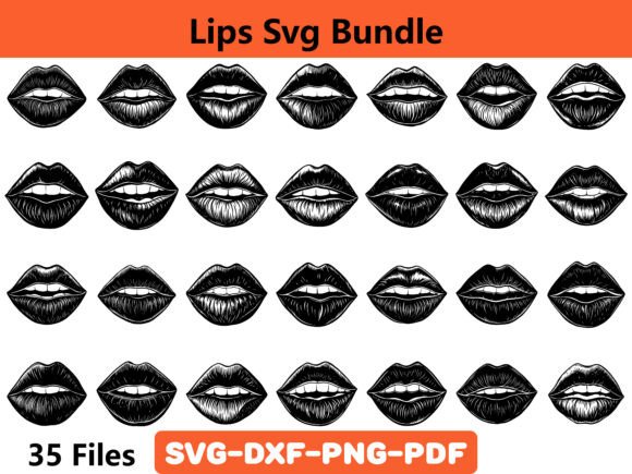 Lips SVG Bundle: A Professional Designer's Review for Embroidery Projects