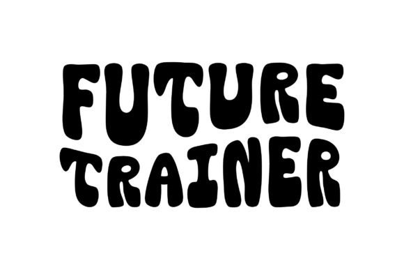 Retro Future Trainer SVG Graphics for Crafts and Merchandise